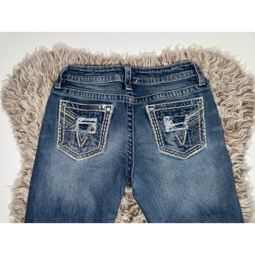 Vigoss women’s heritage fit boot cut blue jeans - Picture 16 of 16